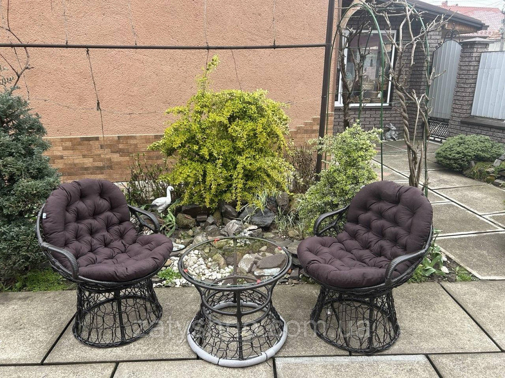 Плетені меблі вуличні з ротанга Київ - фото 7