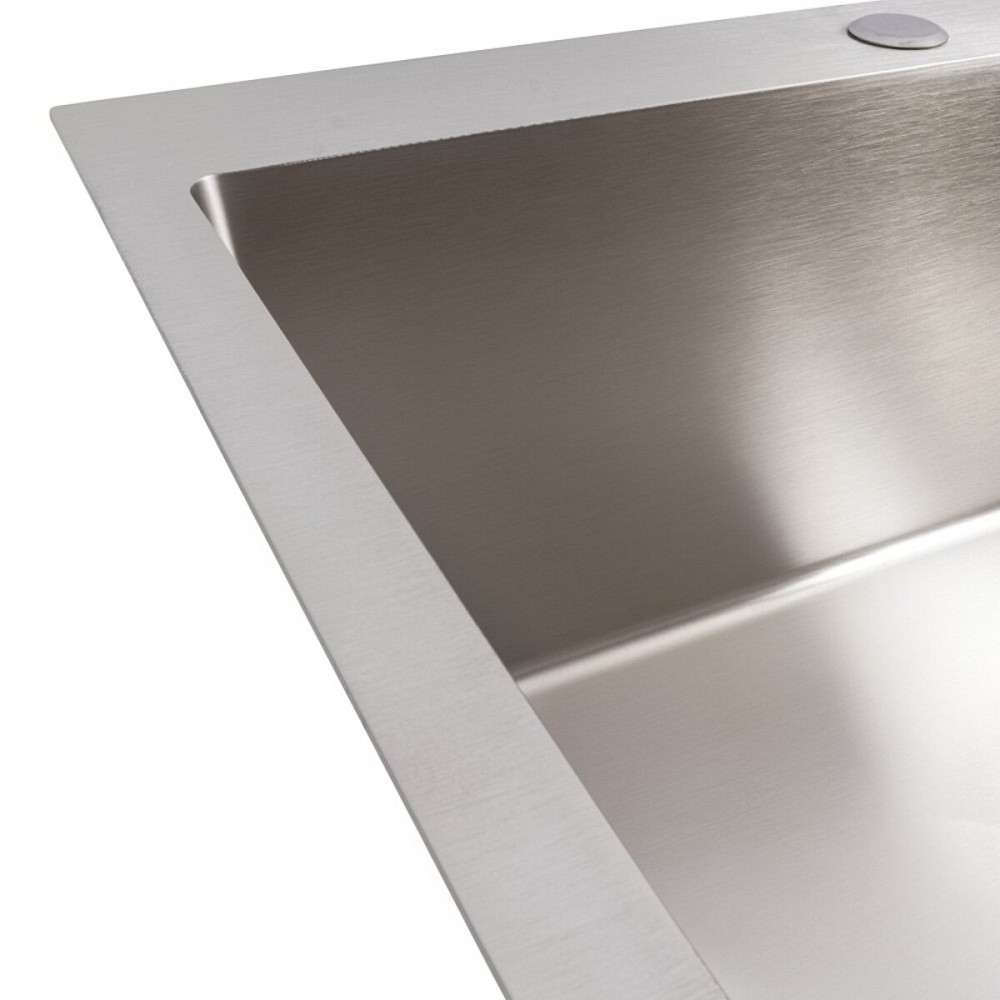 VALESO Кухонна мийка нержавійка 60*50 VALESO Handmade ECN (2,0/0,5) Коломия - фото 10