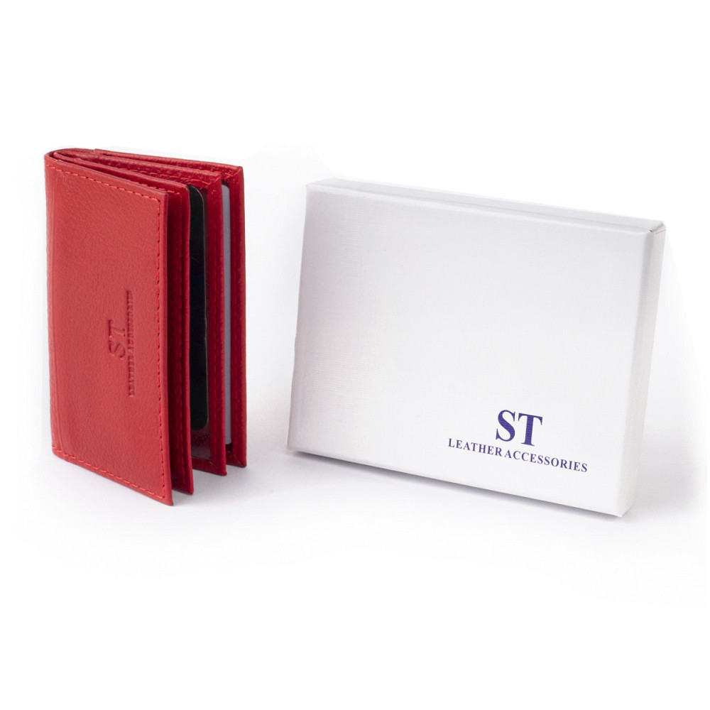 Візитниця-книжка Червона (ST Leather) Київ - фото 3