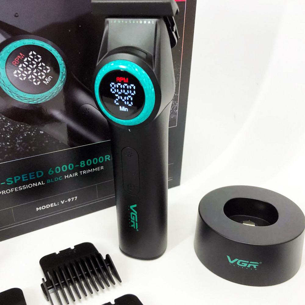 Професійна машинка для стрижки волосся голови VGR, Багатофункціональна акумуляторна машинка для стрижки UJ-39 Львів - фото 6