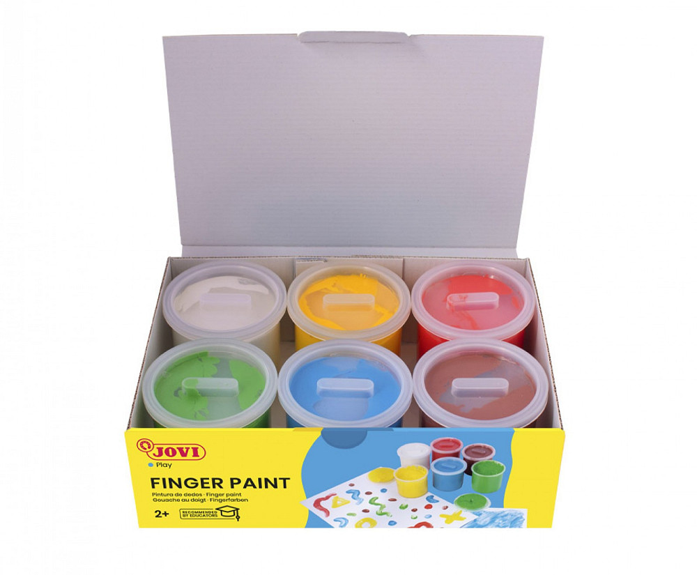 Фарби пальчикові Jovi 6 кольорів по 125 мл (560) Киев - изображение 12