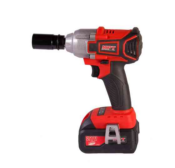 MPT Гайковерт акумуляторний MPT 21 V Li-ion 350 Нм 2 швидкості пластиковий кейс Коломия