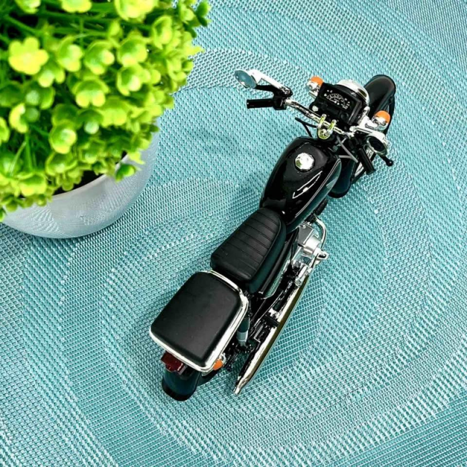 Мотоцикл металопластиковий звуки підсвічування гумові амортизація елементи 1:12 Чорний (BG 68-765) Чернігів - фото 3