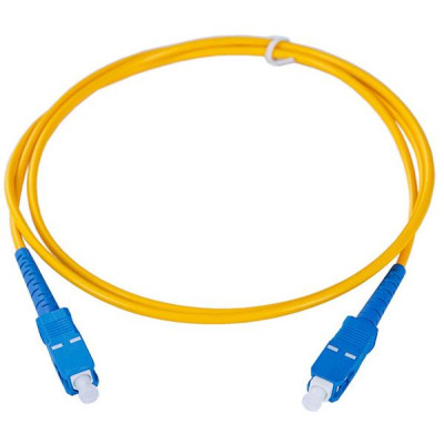 Оптичний патчкорд Cor-X SC/UPC-SC/UPC SingleMode Simplex 1м (OFPC-SC/UPC-SC/UPC-1) Вінниця - фото 1