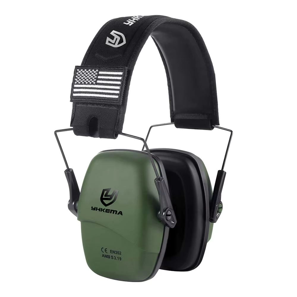 Навушники захисні тактичні Yhkema NRR 25dB із шумозаглушенням (Оливковий) Вінниця - фото 1