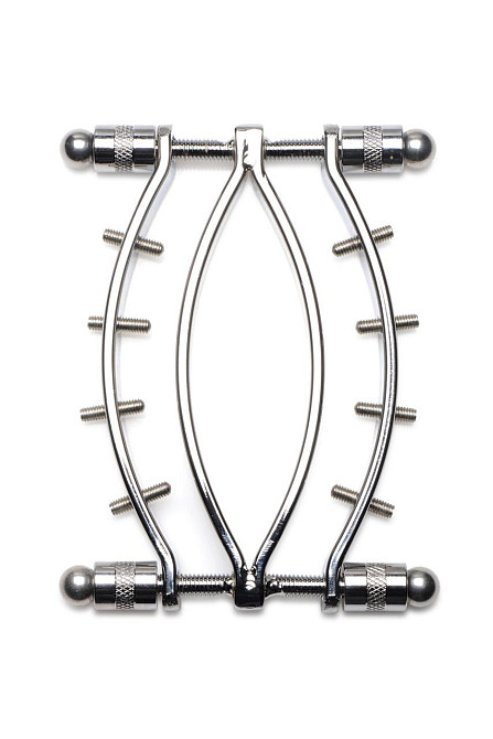 Затискач для вагіни Master Series: Spread 'Em Poker Vagina Clamp with Adjustable Pressure Screws, ши Sex Aura Київ - фото 2