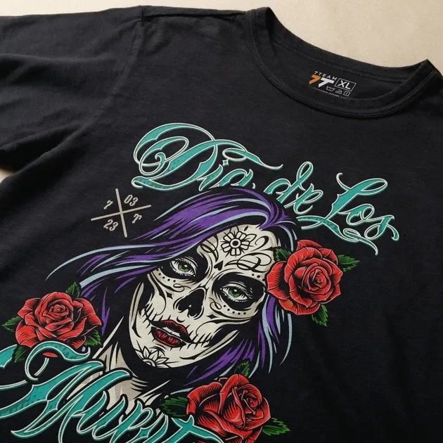 Футболка чоловіча з  принтом Dio Los Muertos Розмір 48 Дніпро - фото 3