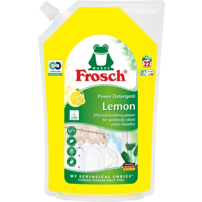 Гель для стирки Frosch Лимон Дой-пак 1.5 л (4009175968302) Винница - изображение 1