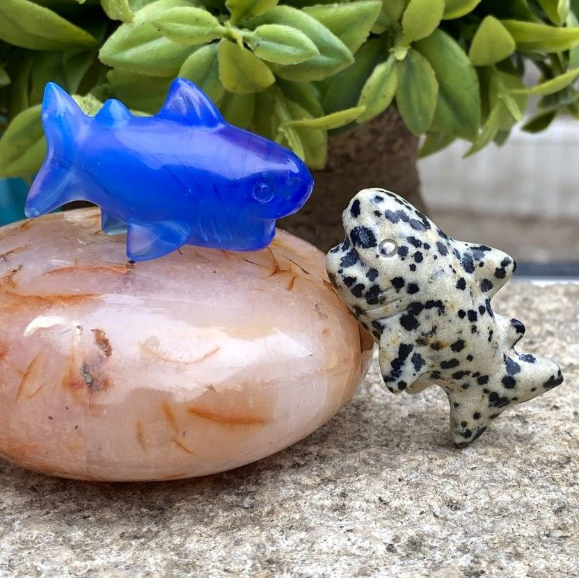 Фігурка акула з блакитного опалу, декоративна, 1 шт Київ - фото 3