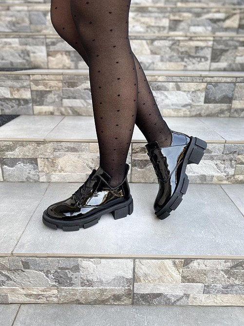 Туфлі жіночі ROSTA 3040 чорні (весна-осінь, шкіра лакована) (4350) Коломыя - изображение 7