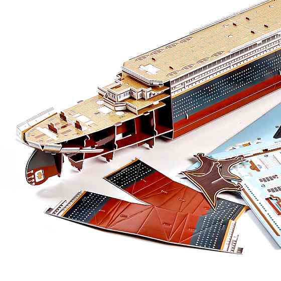 Величезні 3D пазли Тривимірний Титанік конструктор-головоломка Magic Puzzle 80.6 см x 10.2 см x 21.5 см Кам'янець-Подільський