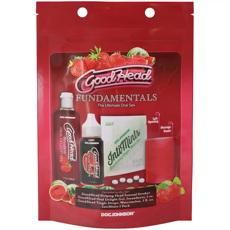 Набір для мінету Doc Johnson GoodHead Fundamentals Kit, zip-пакет Львів - фото 6