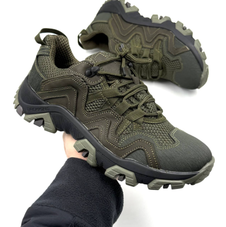 Тактичні чоловічі кросівки олива – військові літні, дихаючі, легкі, зносостійкі, для ЗСУ та служби Львів