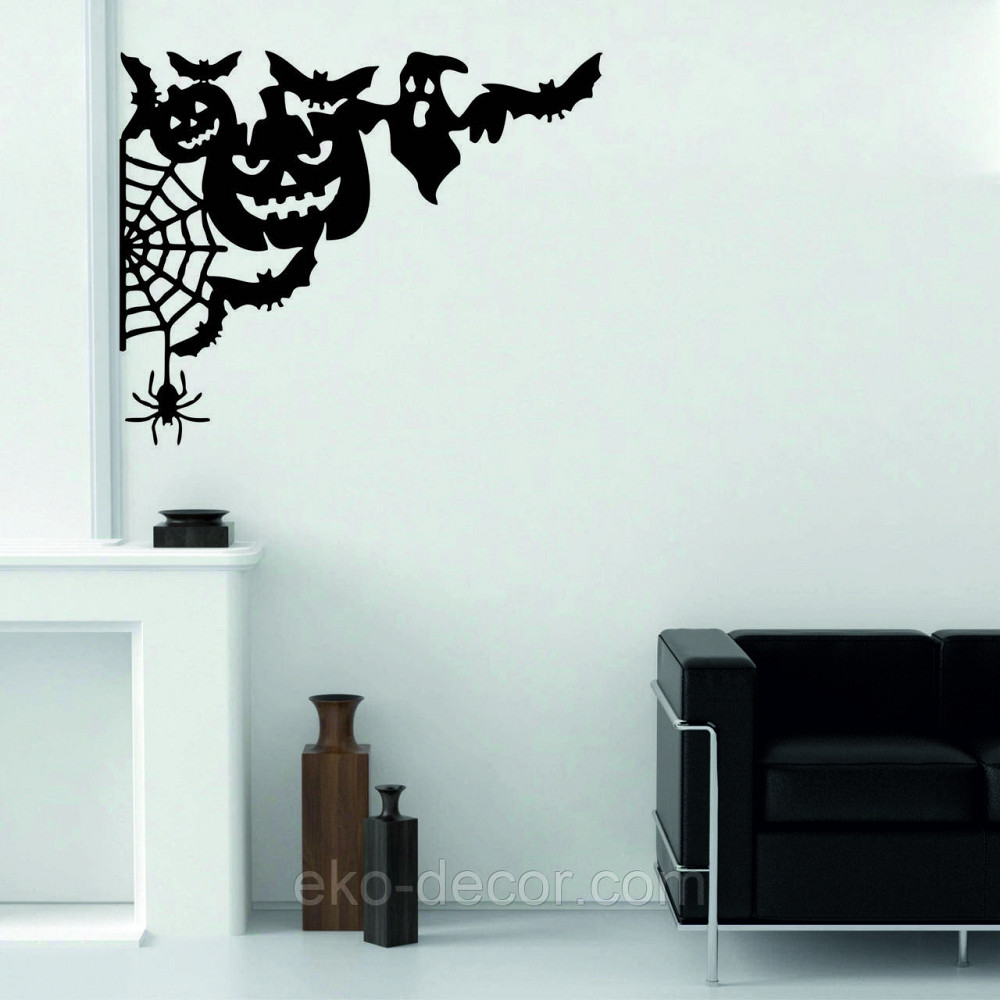Декоративное настенное Панно «Хэллоуин», Декор на стену 110*89 см, Черный Киев - изображение 4