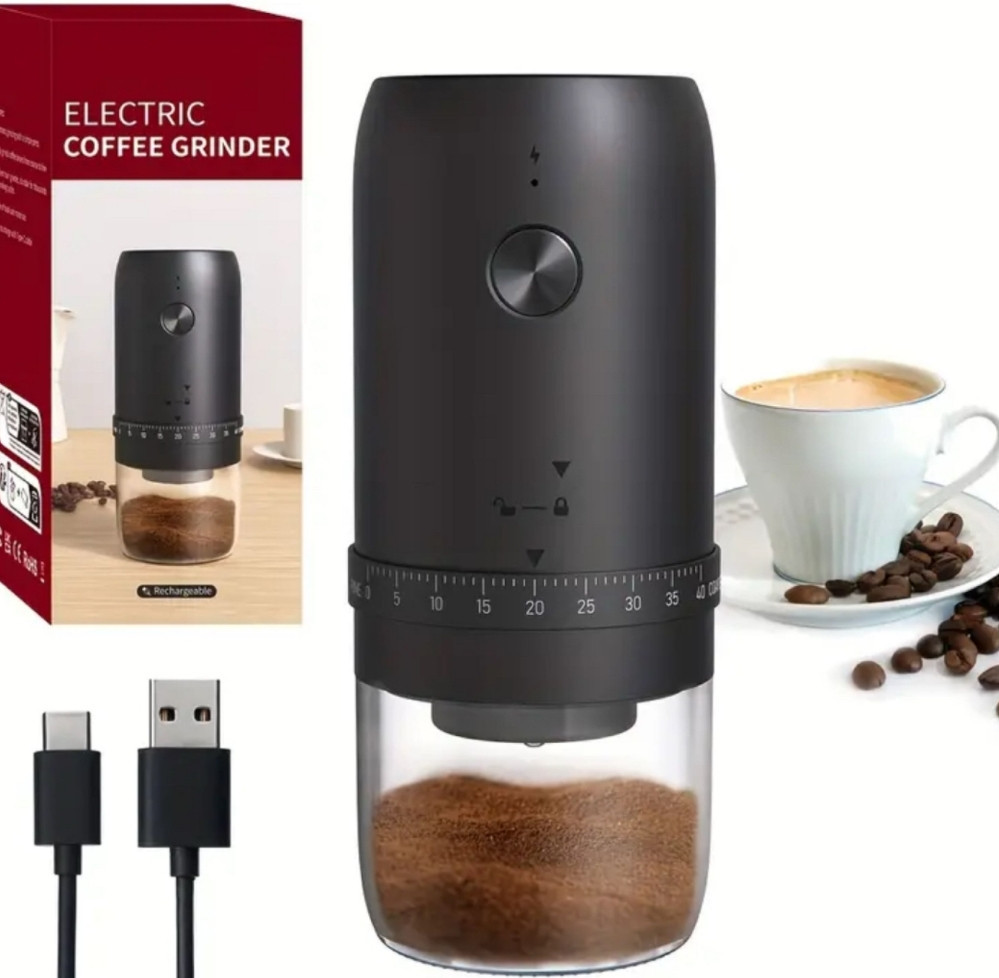 Кавомолка електрична з регулюванням помелу Київ - фото 6