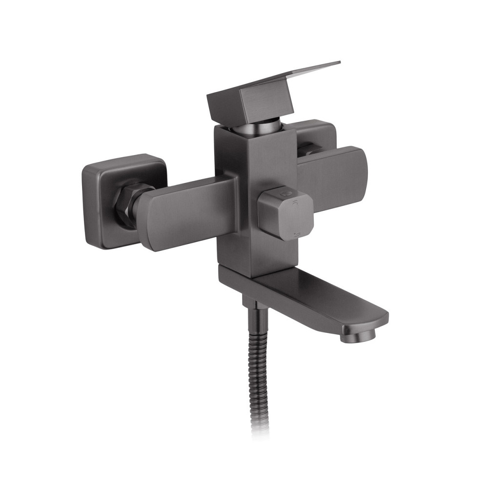 Смеситель для ванны Kroner KRP Edelstahl Kubus - PVD060 Киев - изображение 3