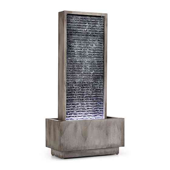 Садовый фонтан Imperia для внутреннего и наружного применения, насос 10 Вт, кабель 10 м, оцинкованный Ровно