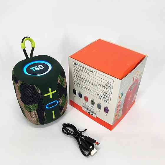 Переносна колонка для вечірки TG658, Колонка з підтримкою microSD Маленька з підсвічуванням JQ-64 Львів