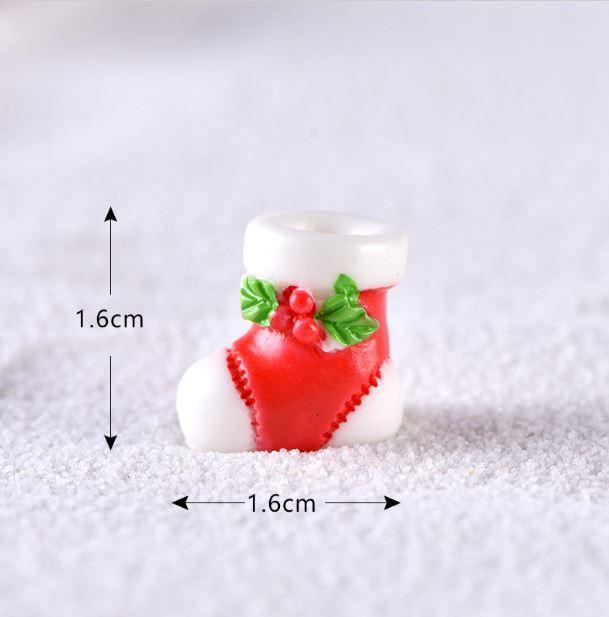 Набір новорічних фігурок із серії Поїзд Санти для флораріуму, міні-саду, вазону, мініатюри. 8 шт Одеса - фото 9