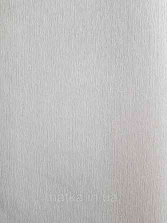 Обои метровые виниловые на флизелине Sintra Structure однотонные под ткань тонкая полоска серые с беж 524343 Киев