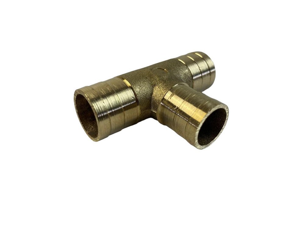 Перехідник шлангів обігрівача (D 18х16х18) латунь (трійник) Мукачево - фото 2