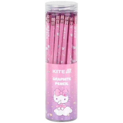 Олівець графітний Kite Hello Kitty круглий, з гумкою, НВ (HK25-056) Вінниця - фото 2