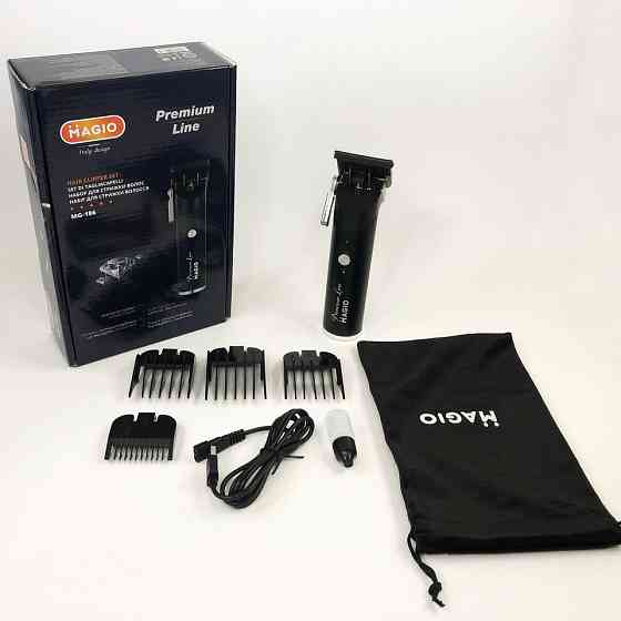 Тример бездротовий MAGIO, Електрична машинка для стрижки з насадками, Електронна машинка для стрижки FK-37 Івано-Франківськ