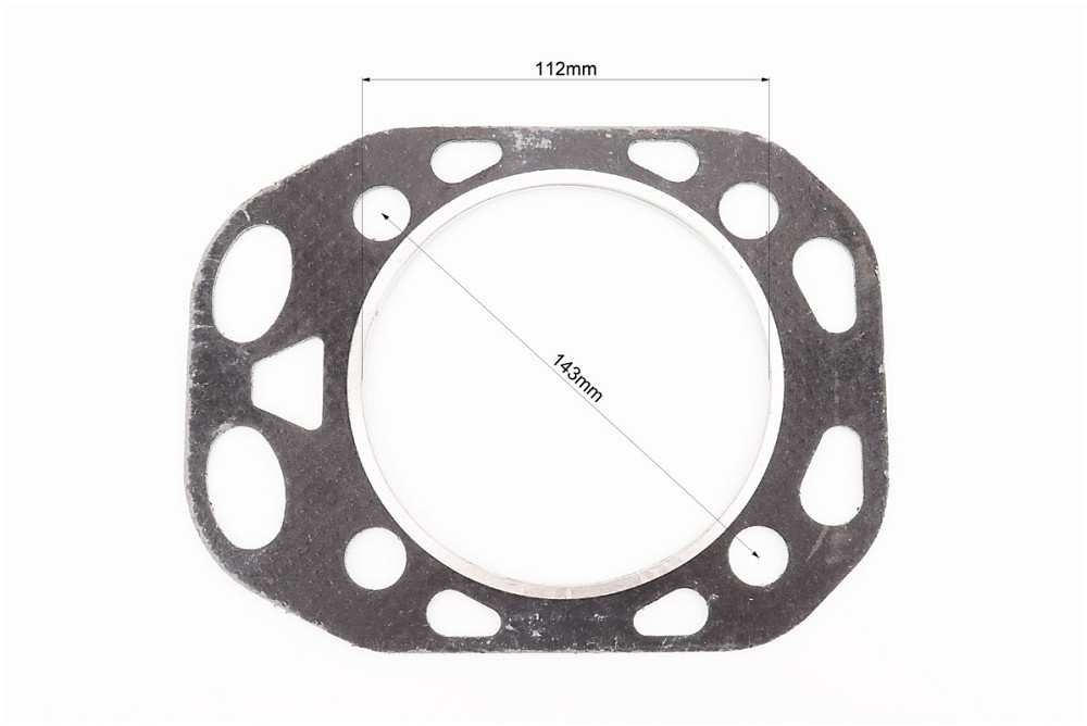 Прокладка головки циліндра ZH1105-105mm, к-кт 2шт Київ - фото 2