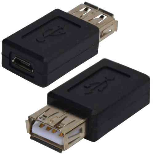 Перехідник , гніздо USB A - гніздо мікро-USB Полтава