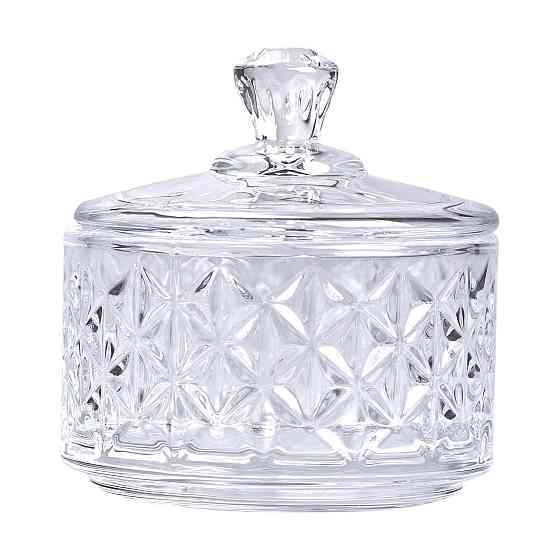 Цукерниця скляна з кришкою Ø 6.5 см HP-YH-30 Київ