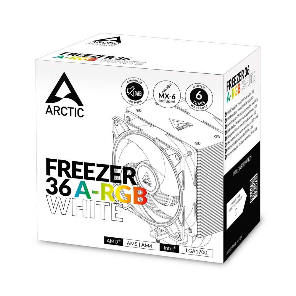Кулер процесорний Arctic Freezer 36 A-RGB White (ACFRE00125A) ( 16709 ) Харків - фото 2
