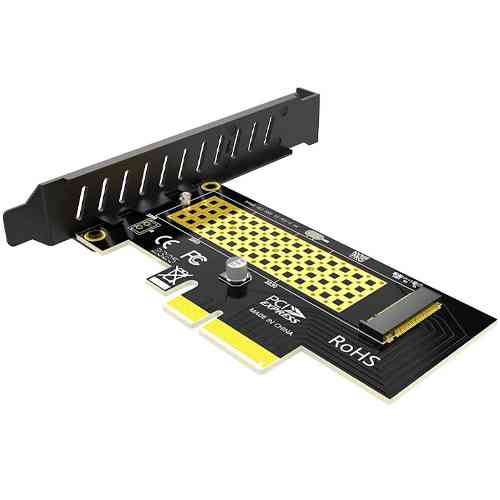 Адаптер переходник SSD M.2 NVMe ключ M на PCIe 4.0 3.0 X16 X8 X4, Jeyi SK4 Винница