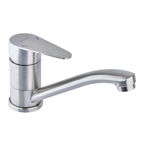 Смеситель для умывальника Mixxus NEO-004 15 см из нержавеющей стали Харьков