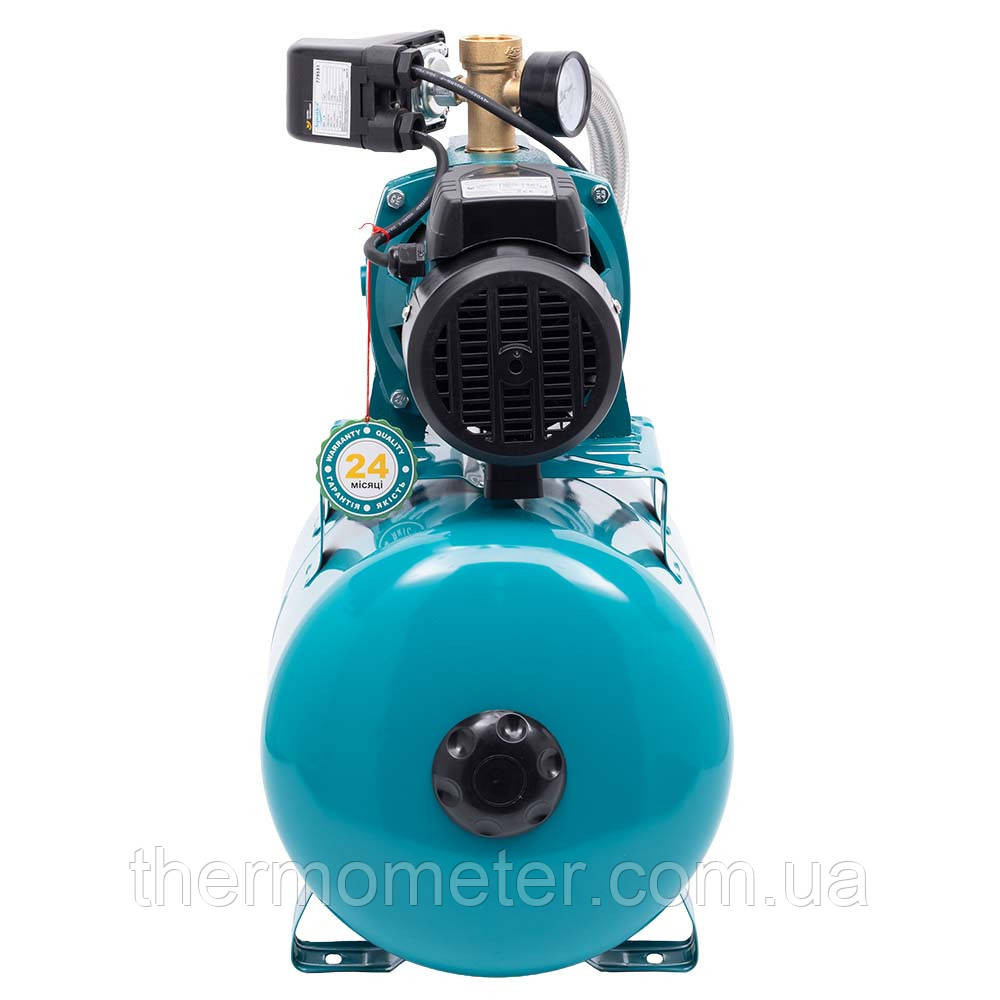 Станція 0.45 кВт Hmax 41м Qmax 45 л/хв (самовсмоктувальний насос) 24 л AquaticaLEO AJm45A3/UA (775382/24) Київ - фото 7