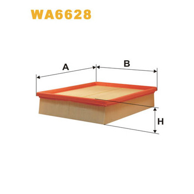 Воздушный фильтр для автомобиля Wixfiltron WA6628 Винница - изображение 1