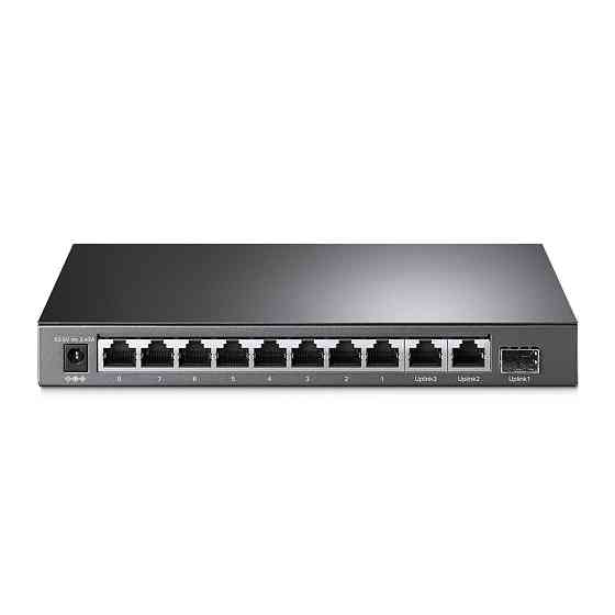 Комутатор TP-Link TL-SG1210MP (9хGE PoE+, 1xSFP/GE, 1xGE, max PoE 123W) Ні Харків