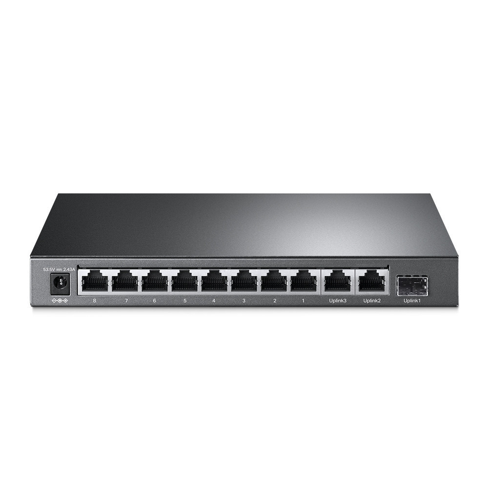 Комутатор TP-Link TL-SG1210MP (9хGE PoE+, 1xSFP/GE, 1xGE, max PoE 123W) Ні Харків - фото 3