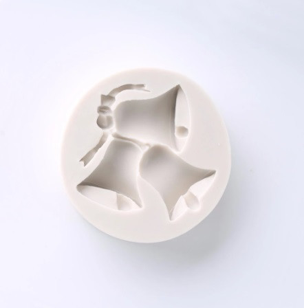 Молд силиконовый Колокоьчики 68 мм серый Киев - изображение 4