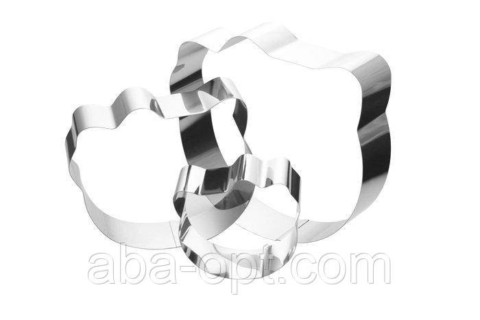 Форма нержавіюча "Пряниковий Кітті" (набір 3 шт) Одеса - фото 1