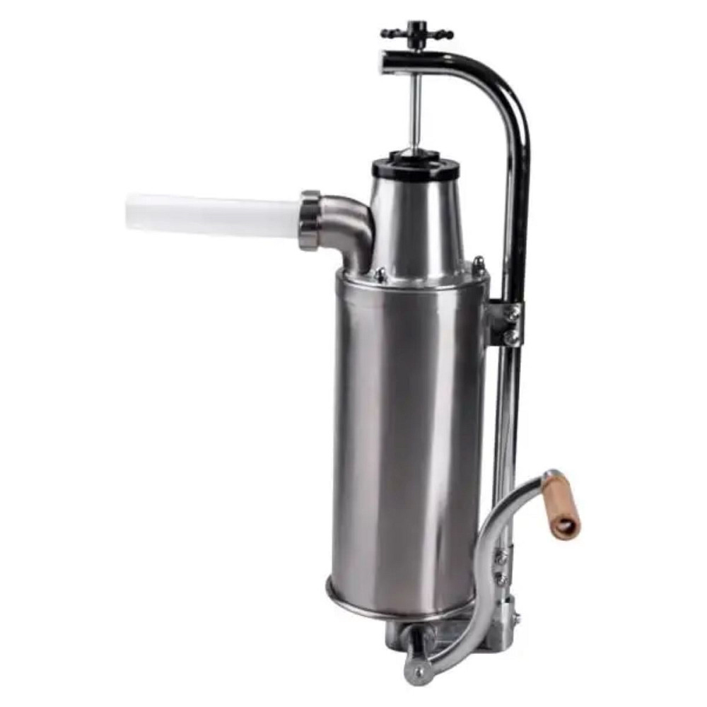 Вертикальний шприц для ковбаси 3 л з нержавіючої сталі шприц ковбасний 4 насадки 16788-7 Коломия - фото 4