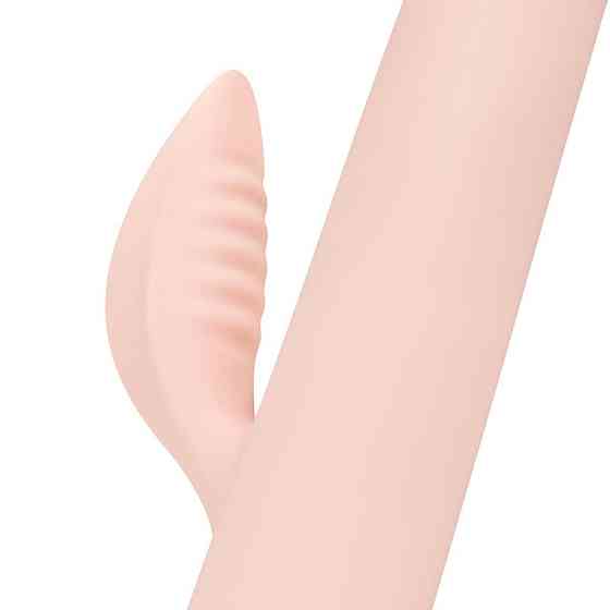 Вибратор-кролик Good Vibes Only - SHAI Thrusting Vibrator Soft Silicone - Pink Sex Aura Киев