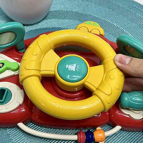 Музичний кермо WToys Маленький водій казки пісні українська мова Червоний (91739) Чернігів