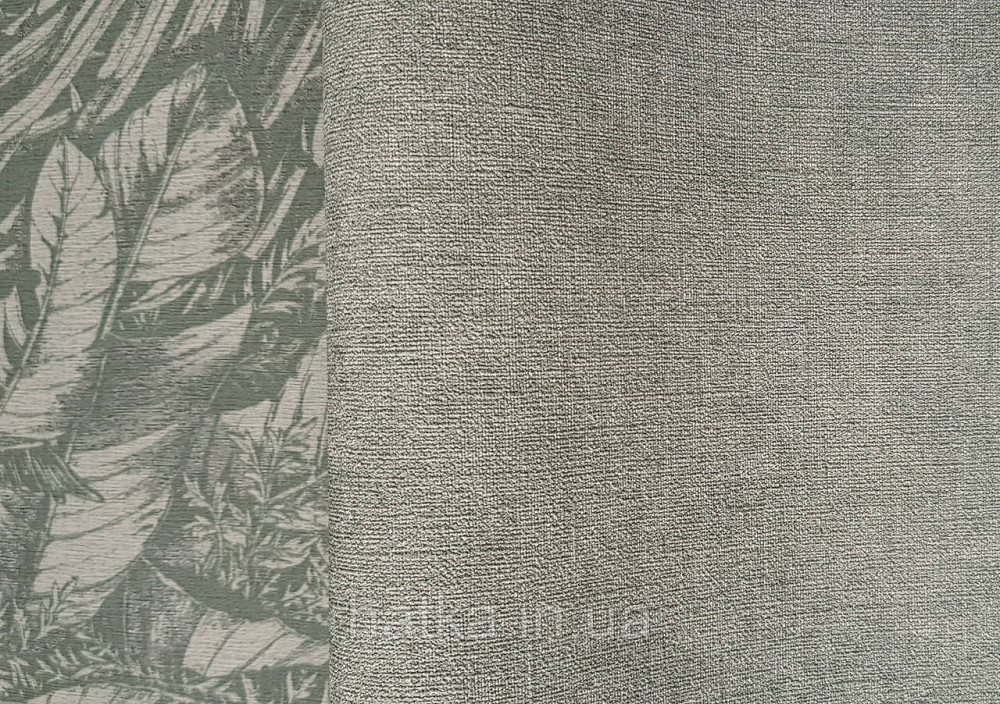 Шпалери вінілові на флізеліні AS creation Amber метрові під штукатурку ефект розмитості матові зелені Київ - фото 2