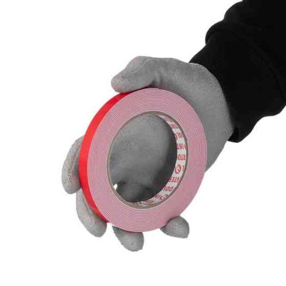 Стрічка клейка двостороння, універсальна, 5 м, 12×1 мм, біла, спінений поліетилен INTERTOOL KT-0813 Киев