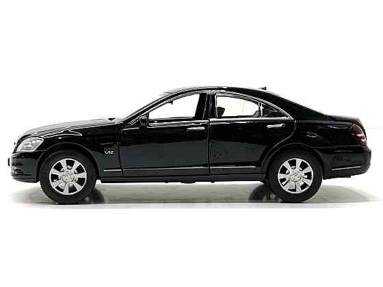 Машина Limo Toy Mercedes S Class інерційна відчиняються двері капот багажник 1:32 Чорна (AS-2705) Чернігів