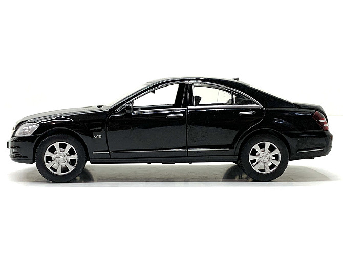 Машина Limo Toy Mercedes S Class інерційна відчиняються двері капот багажник 1:32 Чорна (AS-2705) Чернігів - фото 2