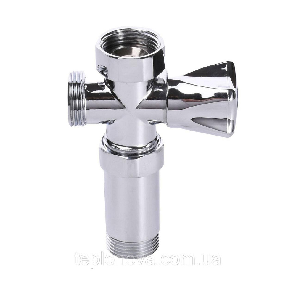 Кран вентильний для пральної машини Q PROFESSIONAL 3/4| x3/4| x3/4| з подовжувачем NV-QP170 Чернівці - фото 2