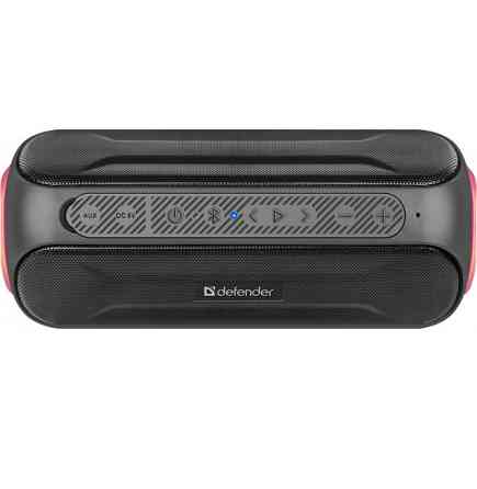 Акустическая bluetooth колонка Defender Enjoy S1000 20W LED microSD USB TWS (Черный) Винница