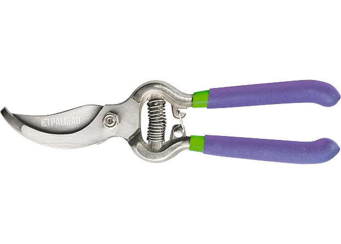 Секатор, 200 мм, пружина возвратная спирал. типа, легированная сталь, обрезинен. ручки PALISAD Полтава - изображение 1