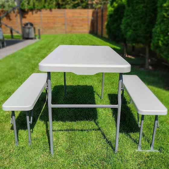 Набір садової мебелі ( стіл і 2 лави) SW-00001612 Дніпро